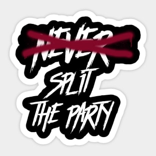 DND Split the Party Sticker